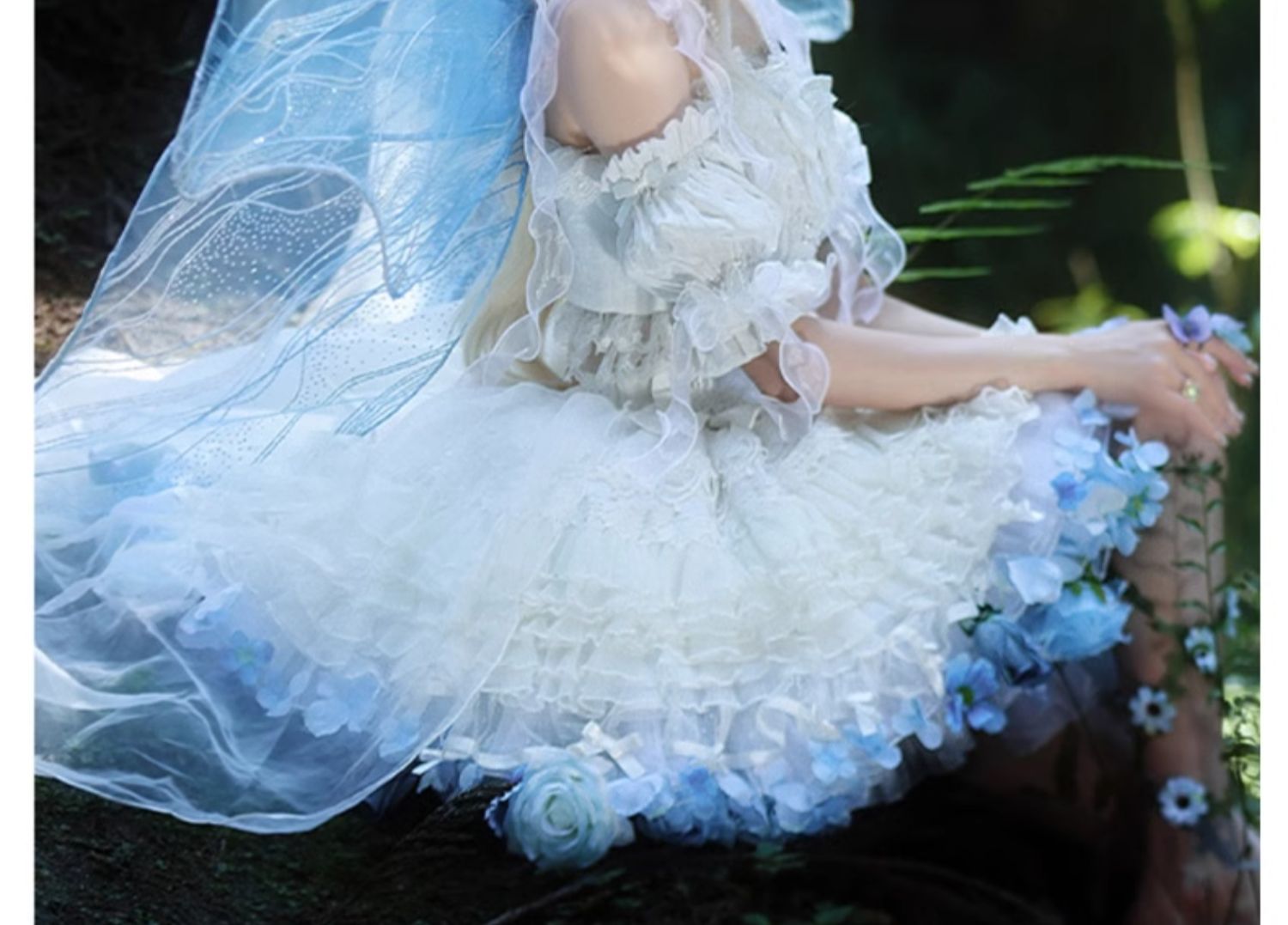 Floral Lolita Petticoat with Detachable Trim Collection - image 6