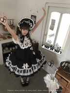 Rhythm Note Old School Lolita Piano-Key JSK and Accessories - image 14