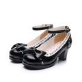 Shattered Star Steps - Sweet Lolita Cute Students Round Toe High Thick Heel - image 9