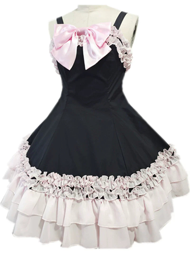 Sweet Lolita JSK Dress, Back Shirring, Side Zipper - image 4