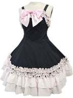 Sweet Lolita JSK Dress, Back Shirring, Side Zipper - image 4