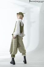Secret Morning Paper - Ouji Lolita Shirt, Matcha Green Capri Pants Collection - image 16