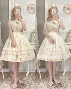 Elegant Lolita JSK Dress Solid Color JSK - image 5