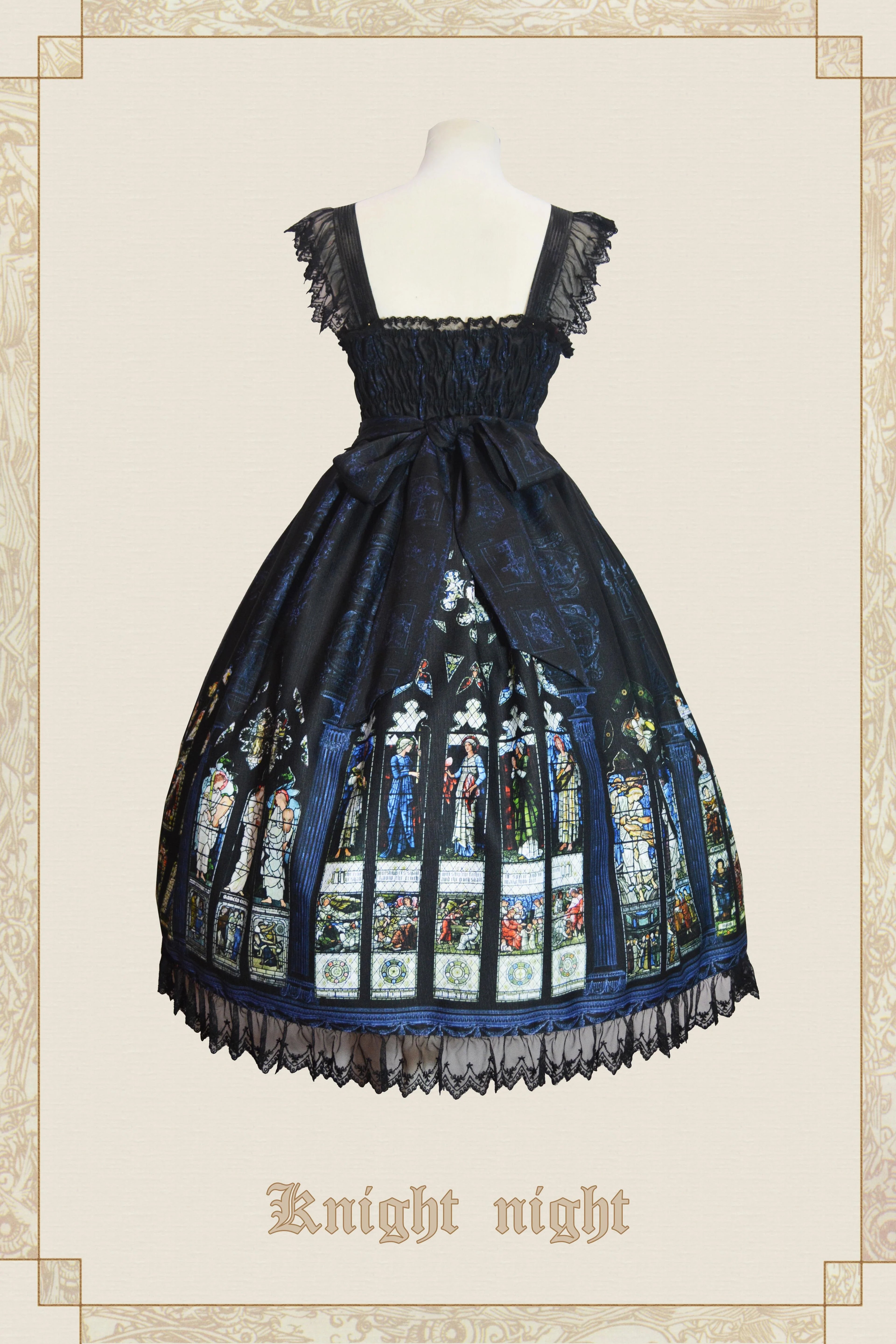 The Saint Priest - Stained Glass Lolita JSK Dress - image 7