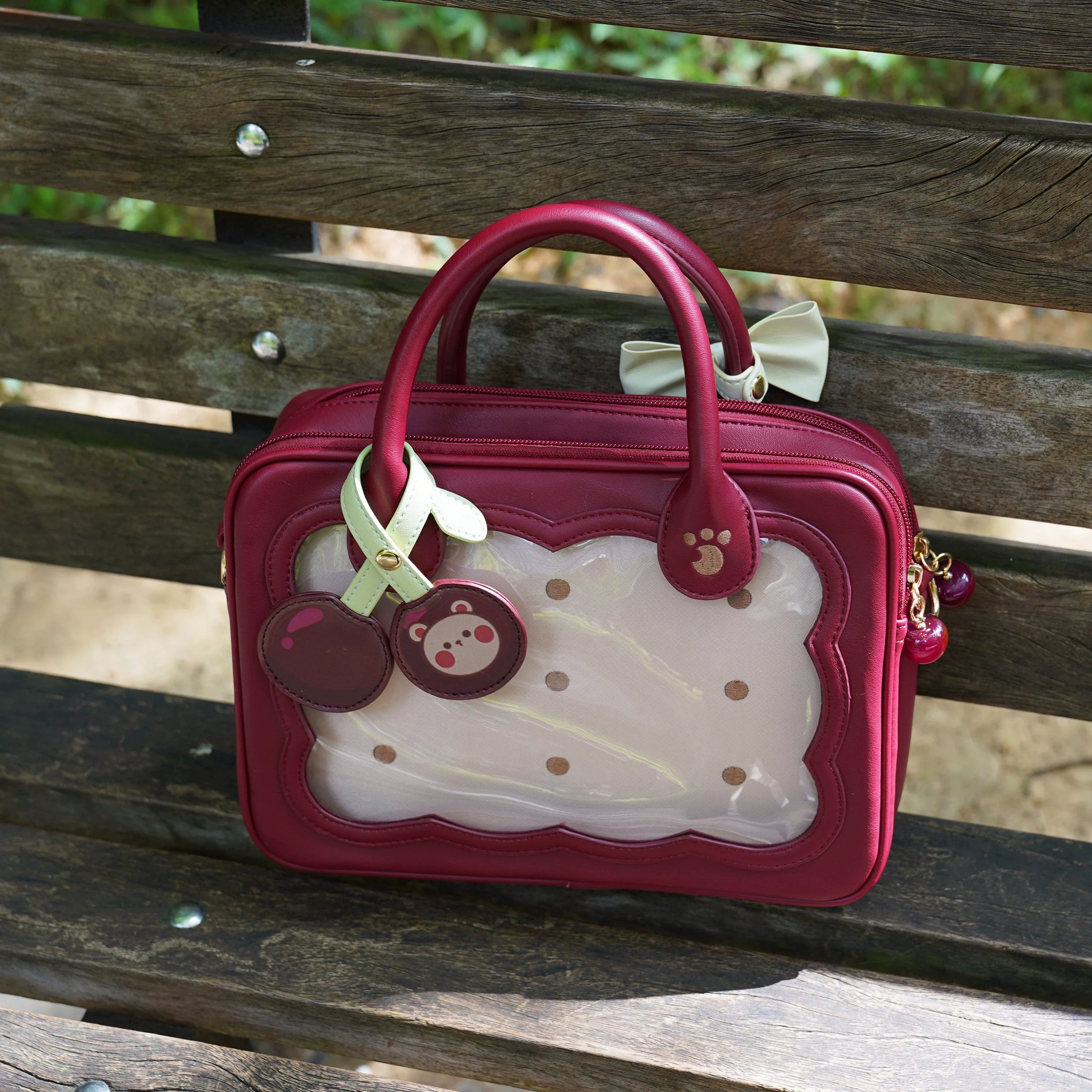 Kawaii Lolita Bag Cherry Biscuit Shoulder Crossbody Handbag - image 30
