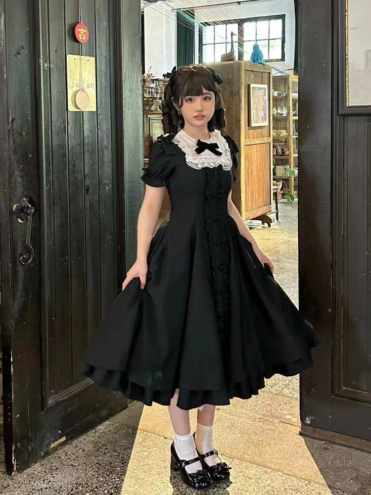Long Version Elegant and Vintage Lolita OP and Accessories - image 10