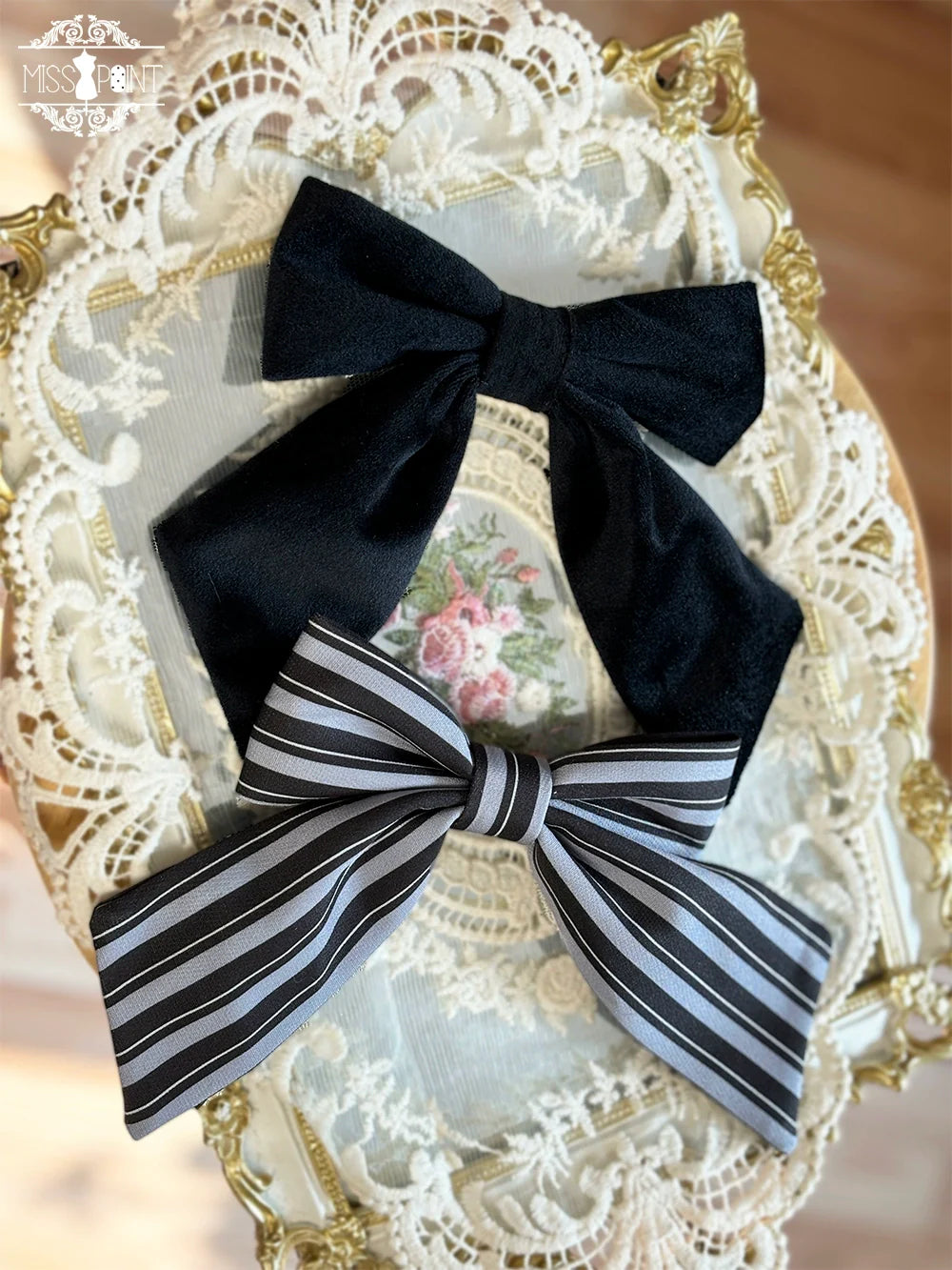 Classical Chocolate - Lolita Bowler Hats, BNT, Berets, Jabot and Brooches - image 20
