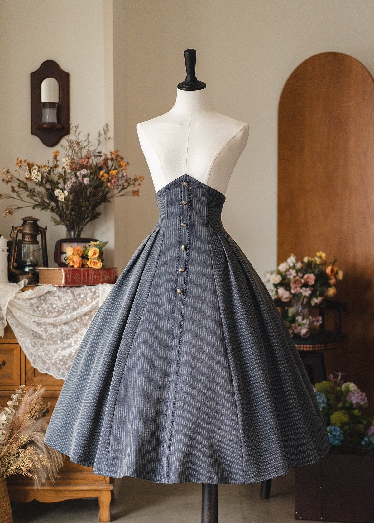 Forest Stationery - Classic Lolita SK Suit with Shirt and Coat - image 42