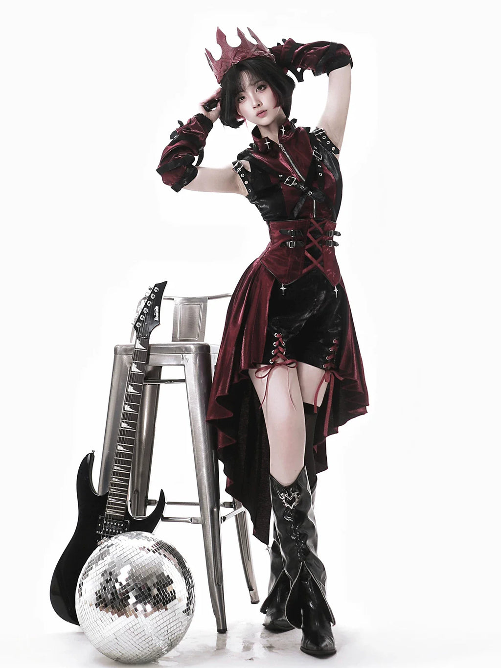 Prime Assassin - Ouji Lolita Suspender Skirt Full Set & Separates - image 17