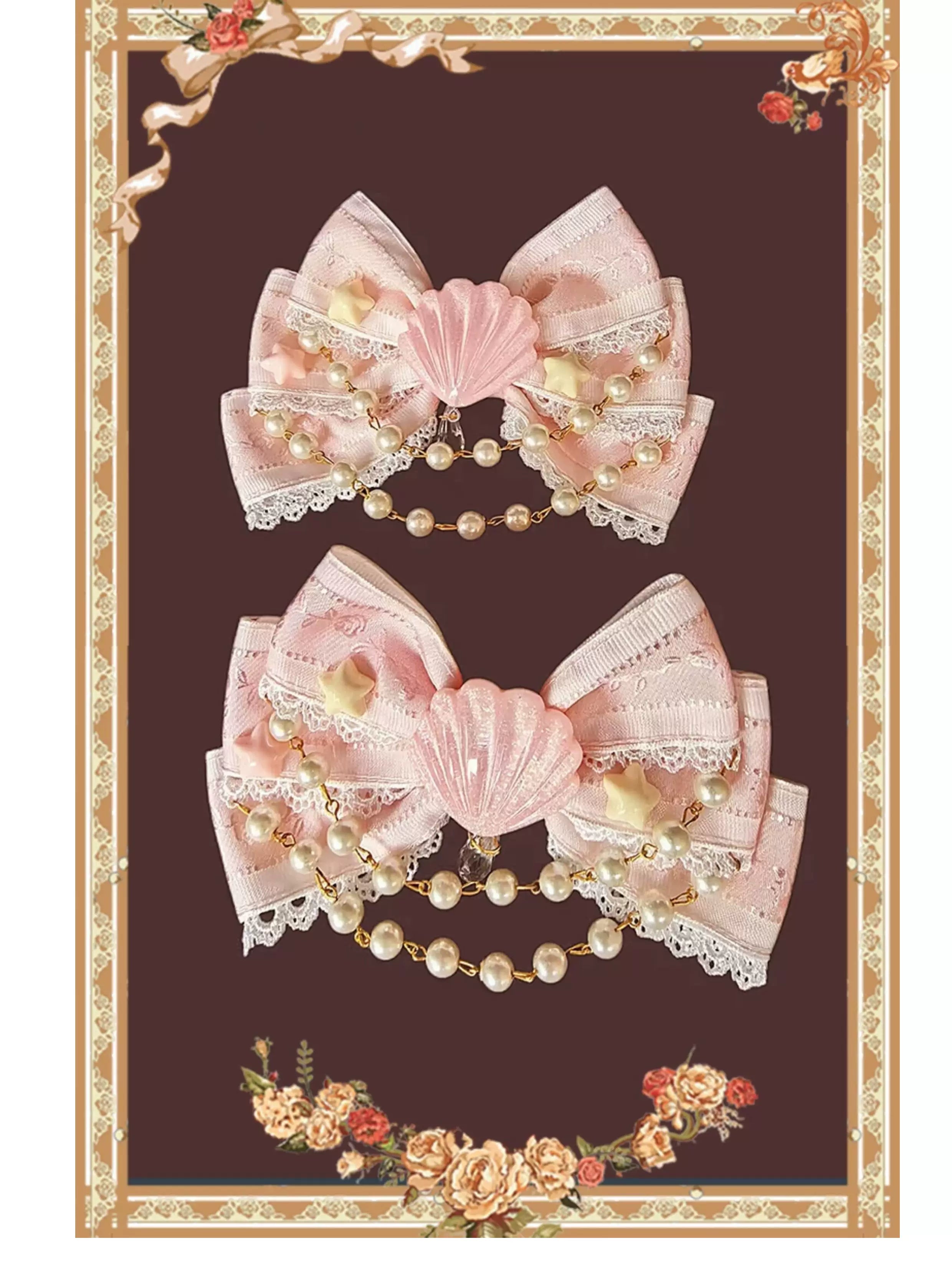 Sleepy Bear - Kawaii Lolita Bear and Star Printed Dress and Accessories - image 31