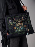 Bone Garden - Gothic Lolita Printed Tote Bag, Adjustable Strap - image 2