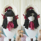 Retro Lolita Wig Short Roman Curl Hairpiece - image 2