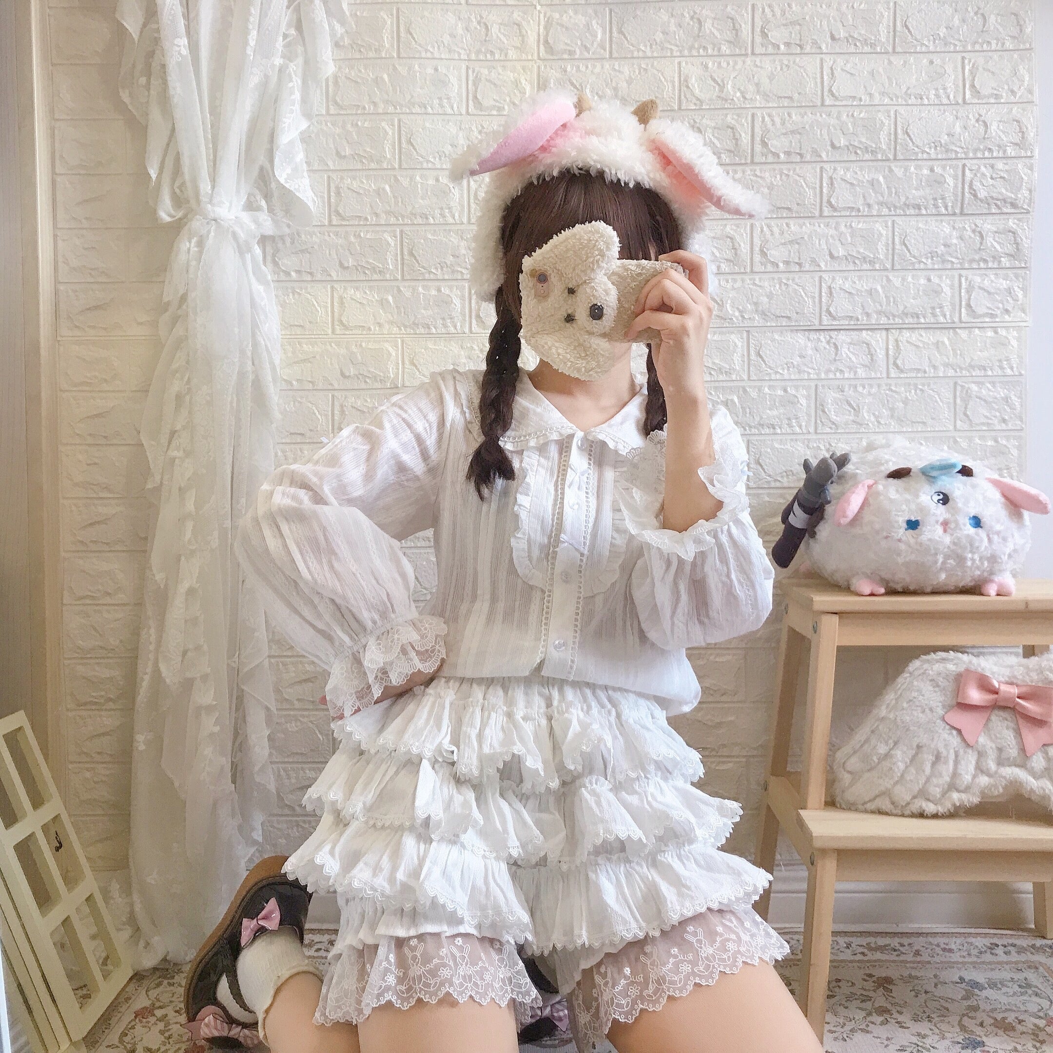 Lolita Innerwear Bloomers Multicolors Anti Exposure - image 11