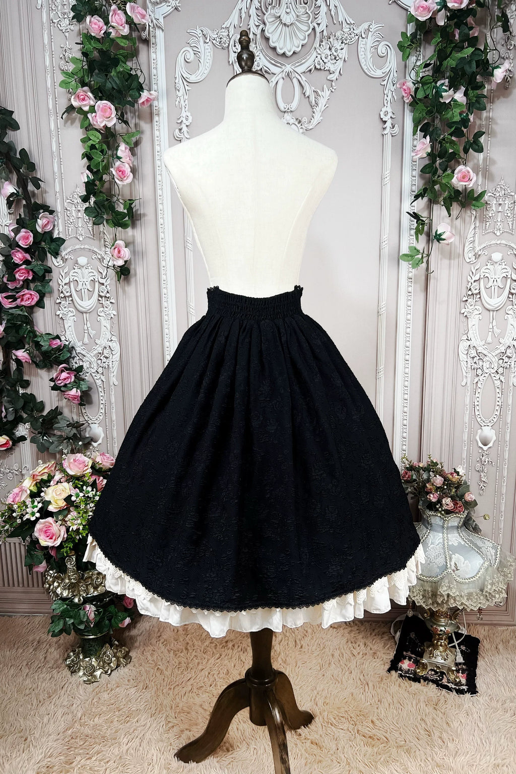The Heart of the Rose - Elegant Retro Lolita Skirt High Waist SK Blouse - image 12