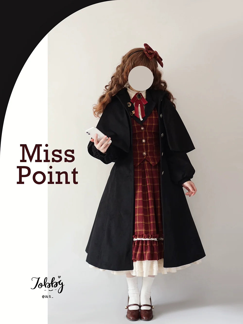 Rose - Elegant Lolita Fishbone Grid Skirt Customized - image 15