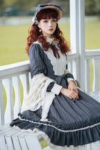 Rose Silhouette - Vintage Classic Lolita OP - image 9