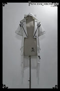 White Cat - Futuristic Style Cool Lolita Pants Suit With Cat Ear Coat - image 37