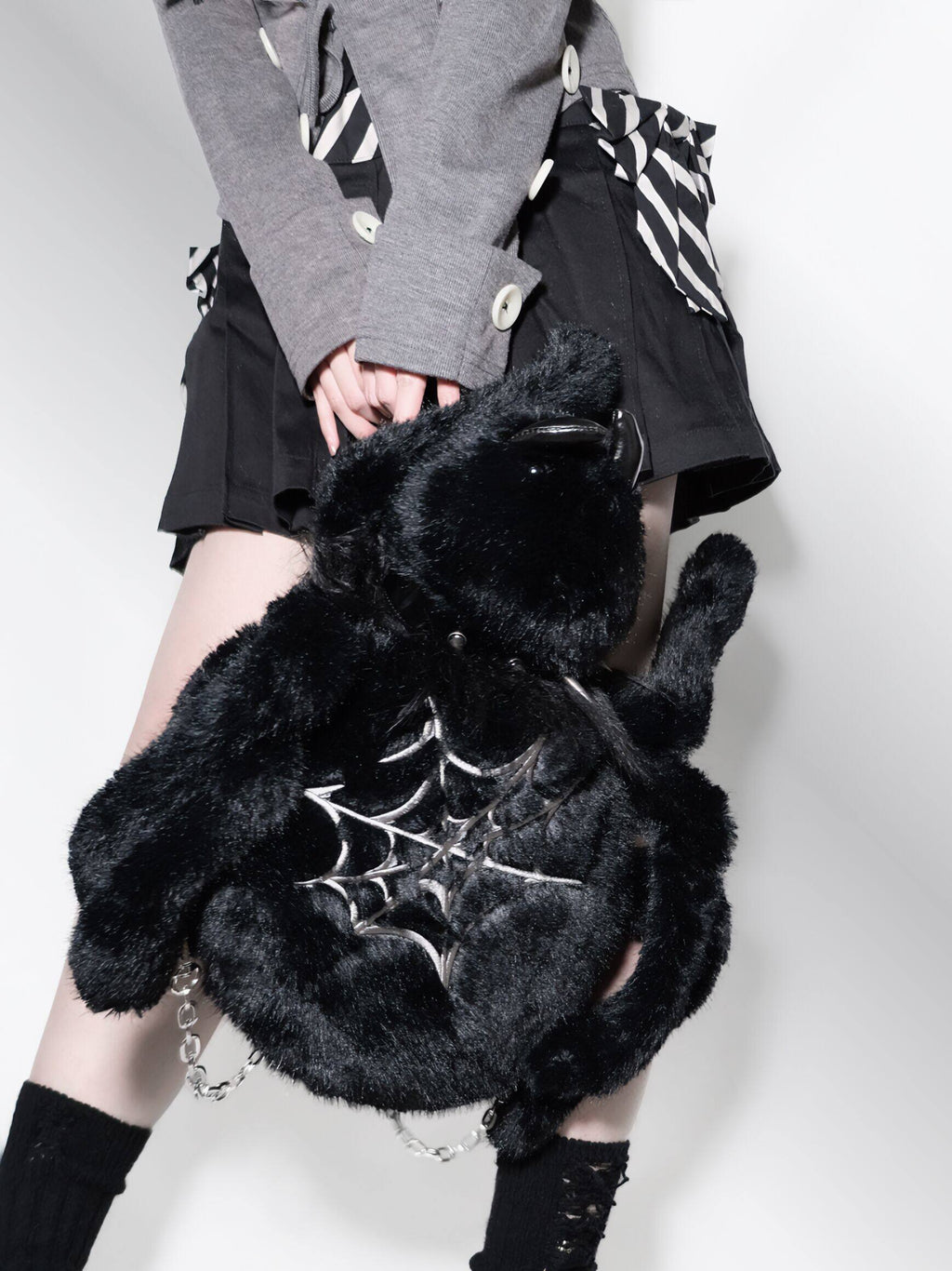 Dark Spider - Gothic Plush Shoulder Bag - image 2