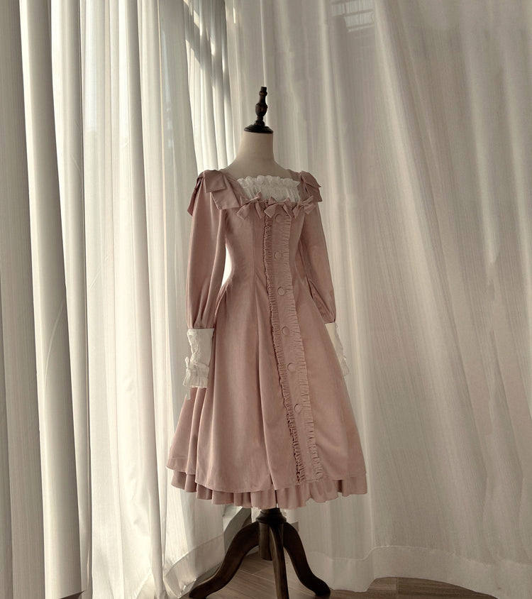 Annie's Gift - Elegant Velvet Lolita OP Dress - image 21