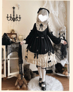 Plus Size Lolita Winter OP Dress, Long Sleeve - image 9
