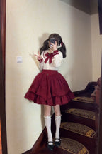 Rich Girl Elegant Lolita Blouse and Skirt Set - image 8