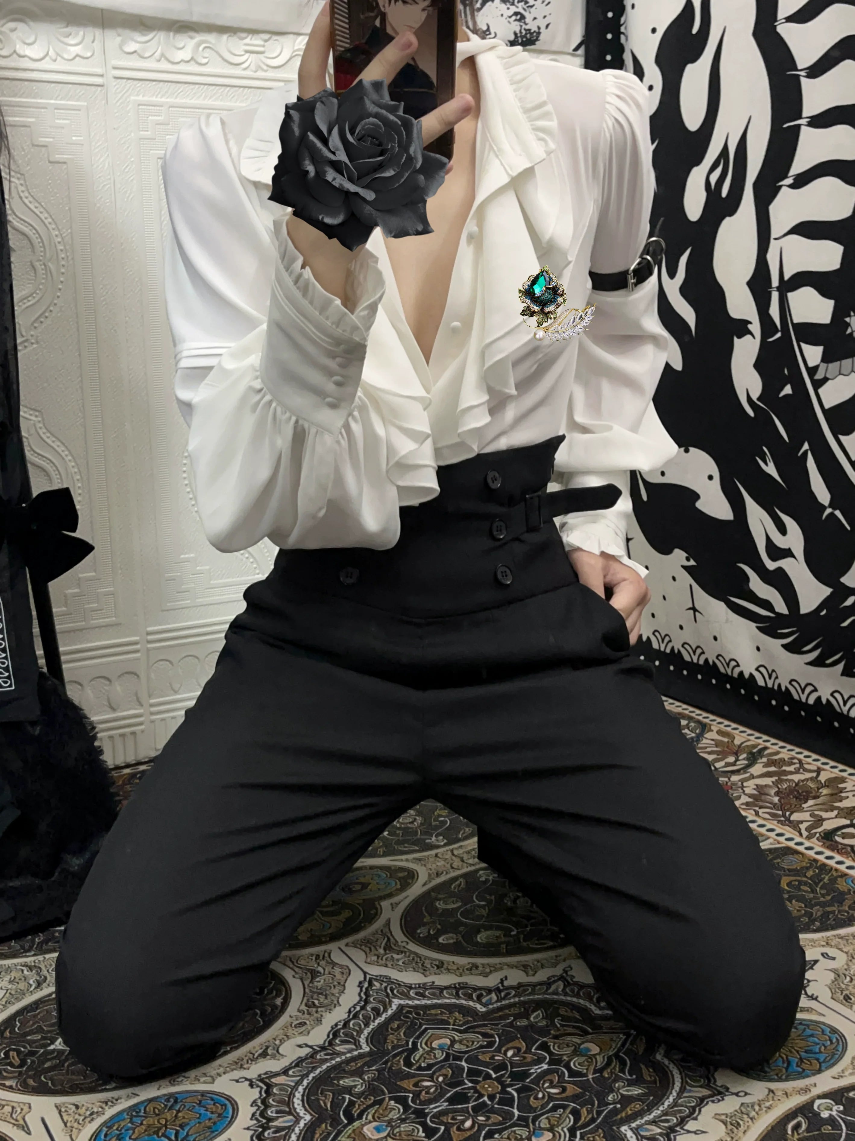 Raycey - Ouji Lolita Pants, Prince Lolita Trousers - image 6