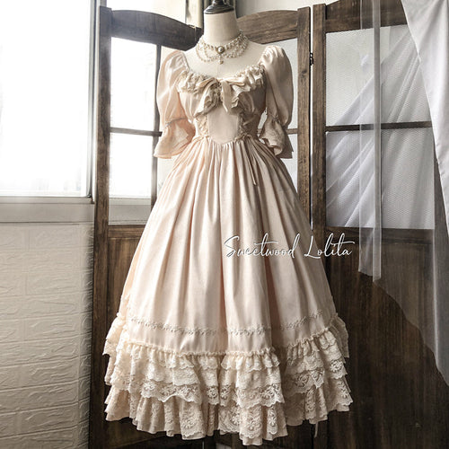 CLA Vintage French Lolita OP Dress - image 76