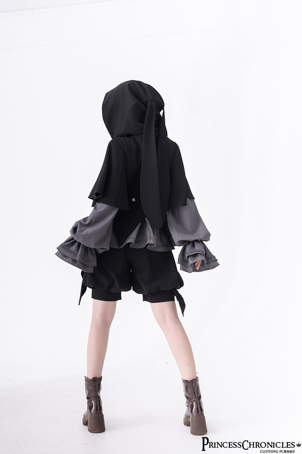 Hunting Rabbit Ouji Lolita Rabbit Ears Coat and Shirt Set - image 15