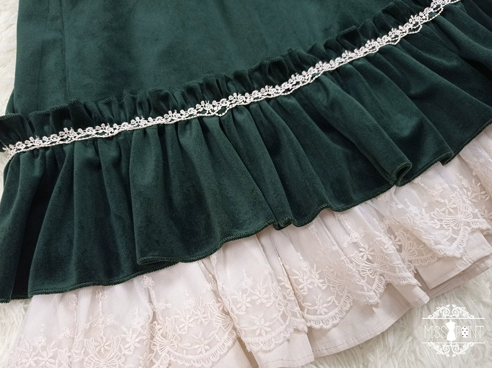 Vintage Elegant Velvet OP Dress - image 59