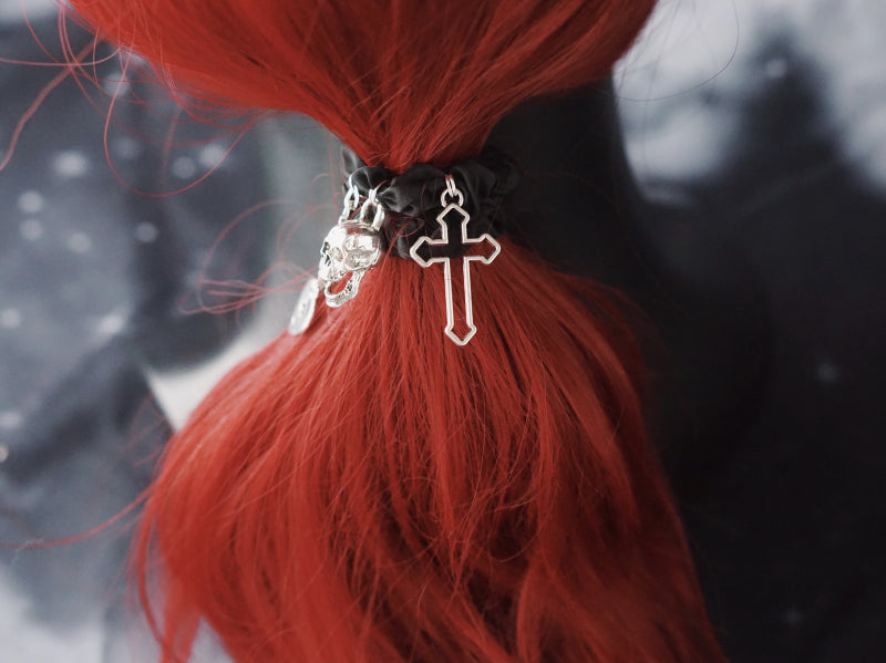 Strange Sugar Gothic Skull Spider Lolita Hairband - image 10