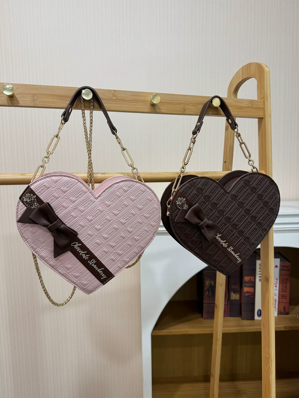 Sweet Lolita Heart-shaped Bag, Chocolate Inspired - image 20