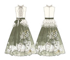 Morning Moments - Summer Lolita-inspired Chinese-style Skirt Set - image 9