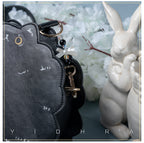 Printed Kawaii Cat Leather Shoulder Bag - image 18