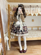 Winter Lolita Boots Fur Mary Jane Lolita Low Heel Shoes - image 37