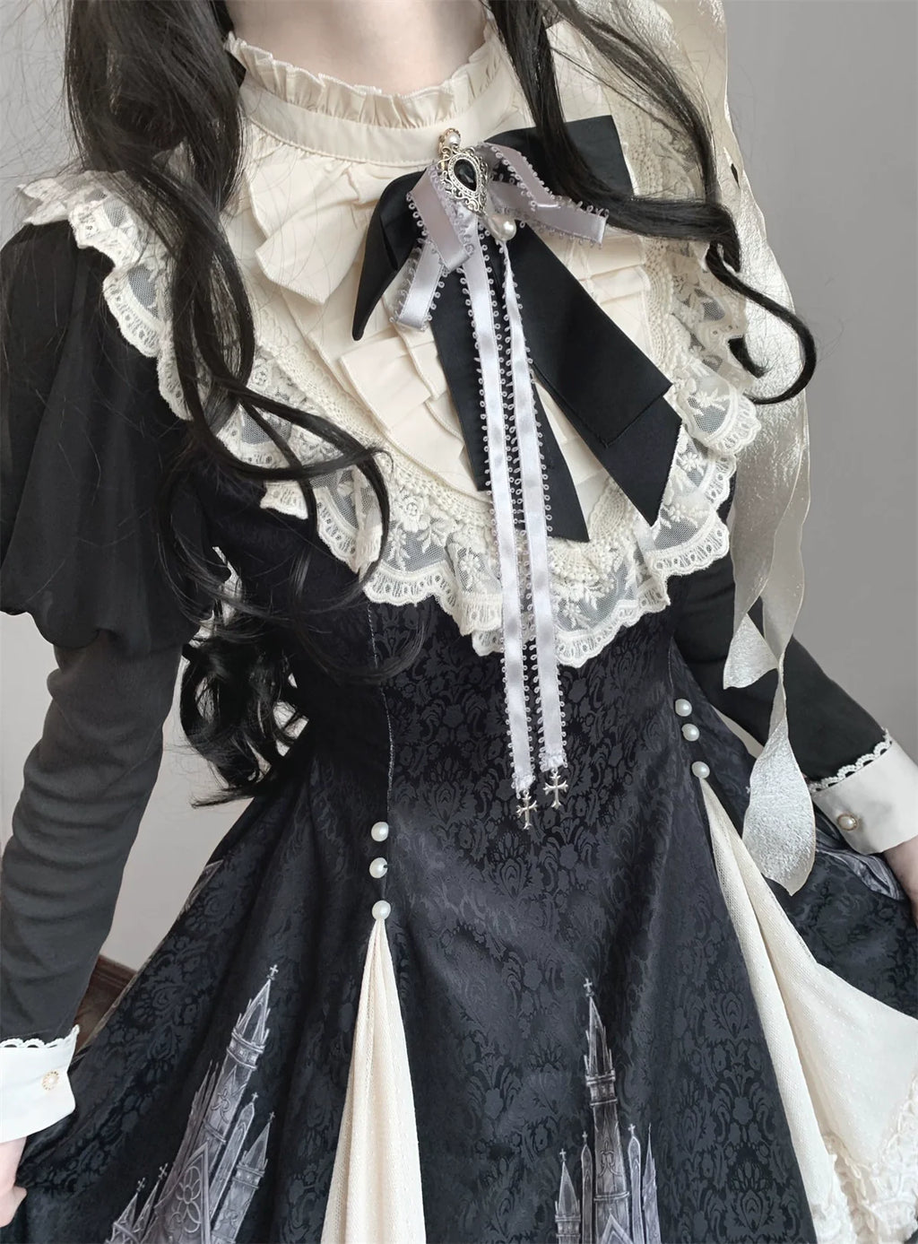 Church Bell - Elegant Lolita OP Dress Long Sleeve Spring Autumn - image 27