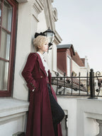 The Legend of Dracula - Gothic Ouji Lolita Winter Coat Set - image 10
