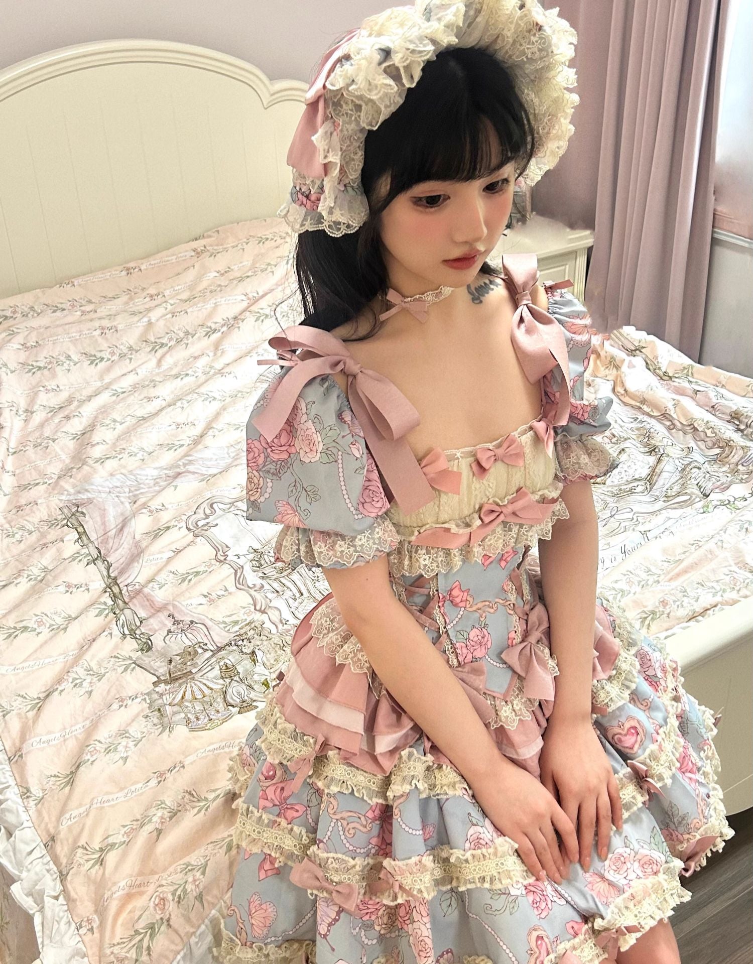 Jewel Rose - Plus Size Sweet Lolita Skirt Set in Separate Pieces - image 8