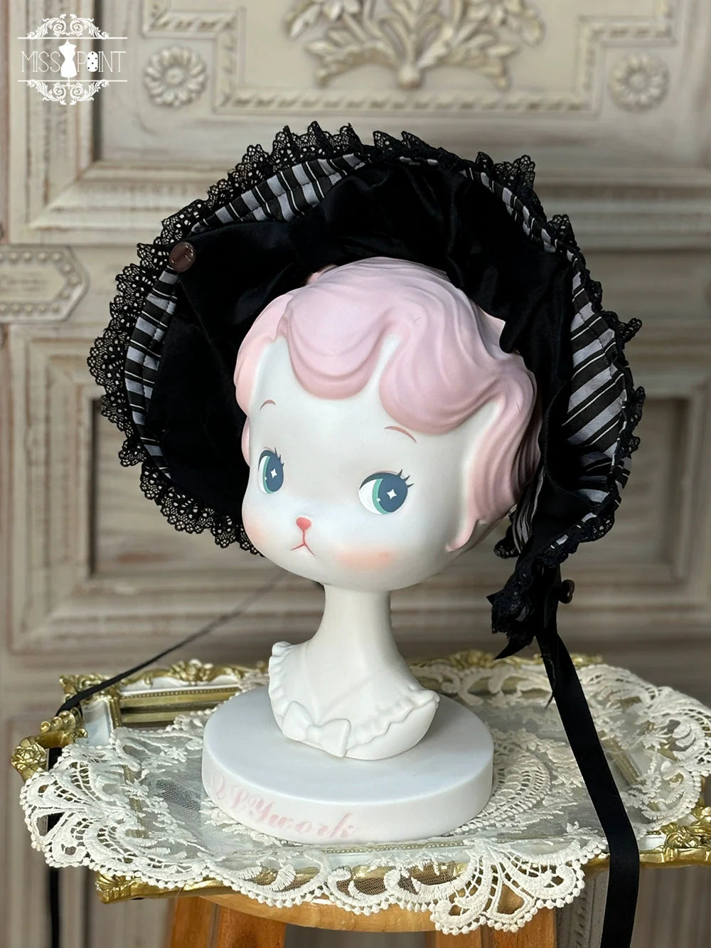 Classical Chocolate - Lolita Bowler Hats, BNT, Berets, Jabot and Brooches - image 12