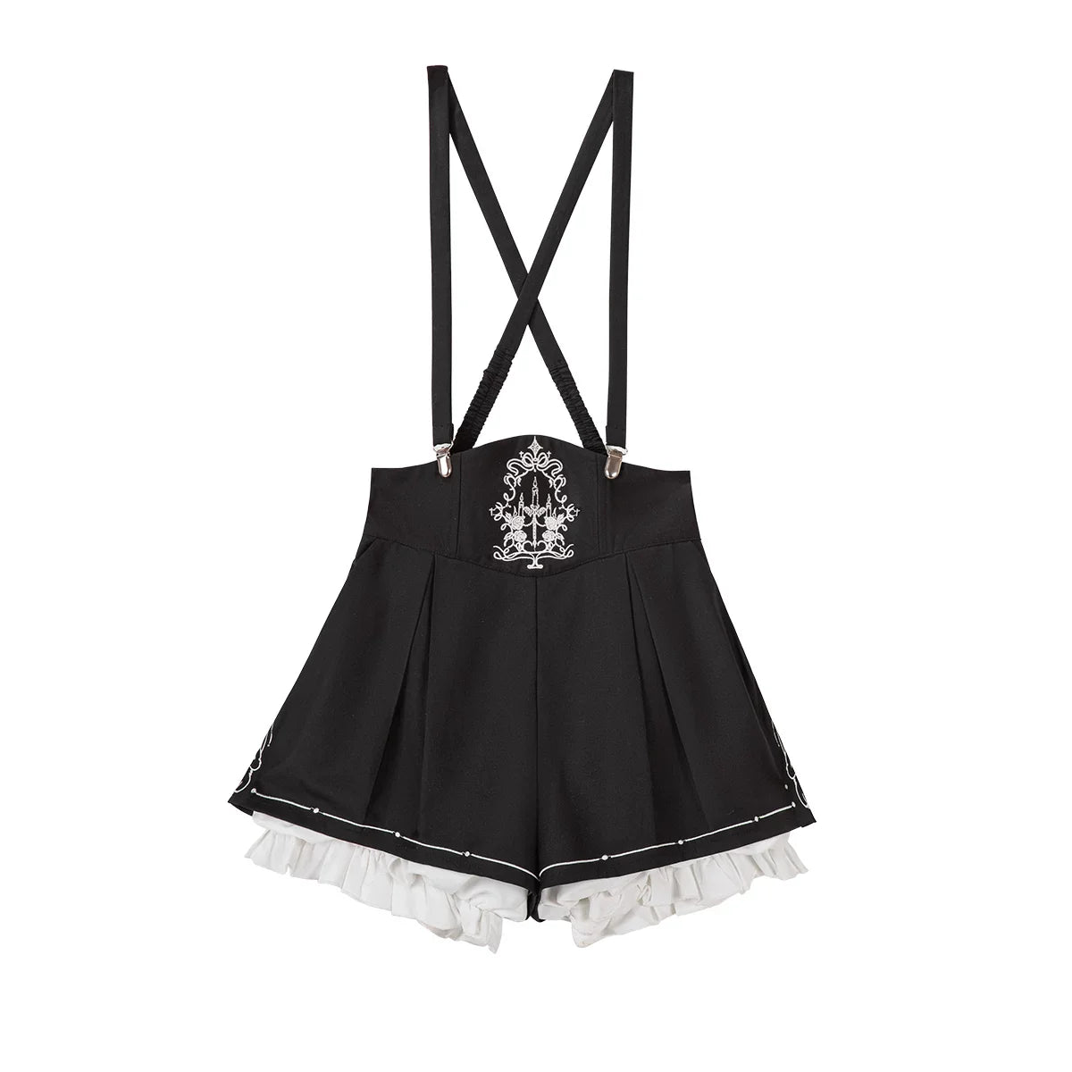 Bunny Ear Meteorite - Embroidered Ouji Lolita Set, Hooded Vest - image 14