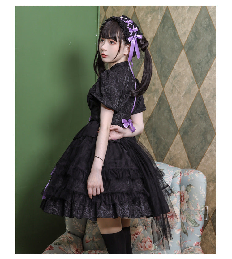 Kawaii Lolita OP Dress Short Sleeve - image 9