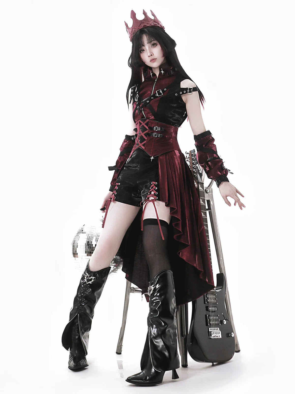 Prime Assassin - Ouji Lolita Suspender Skirt Full Set & Separates - image 18