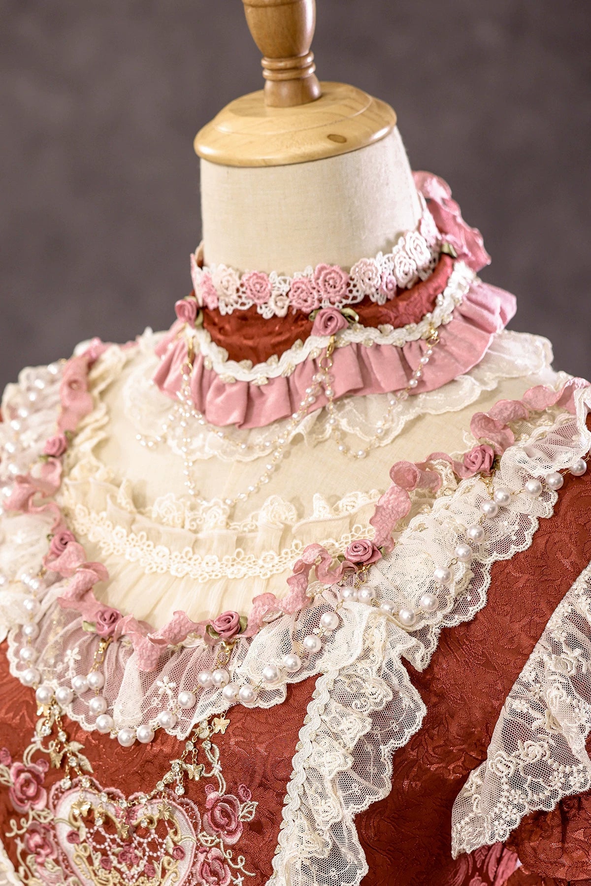 Antique Cake - Vintage Lolita Accessories, Flower Accent - image 21