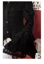 Gothic Lolita Halloween Blouse, Bat Inspired - image 13