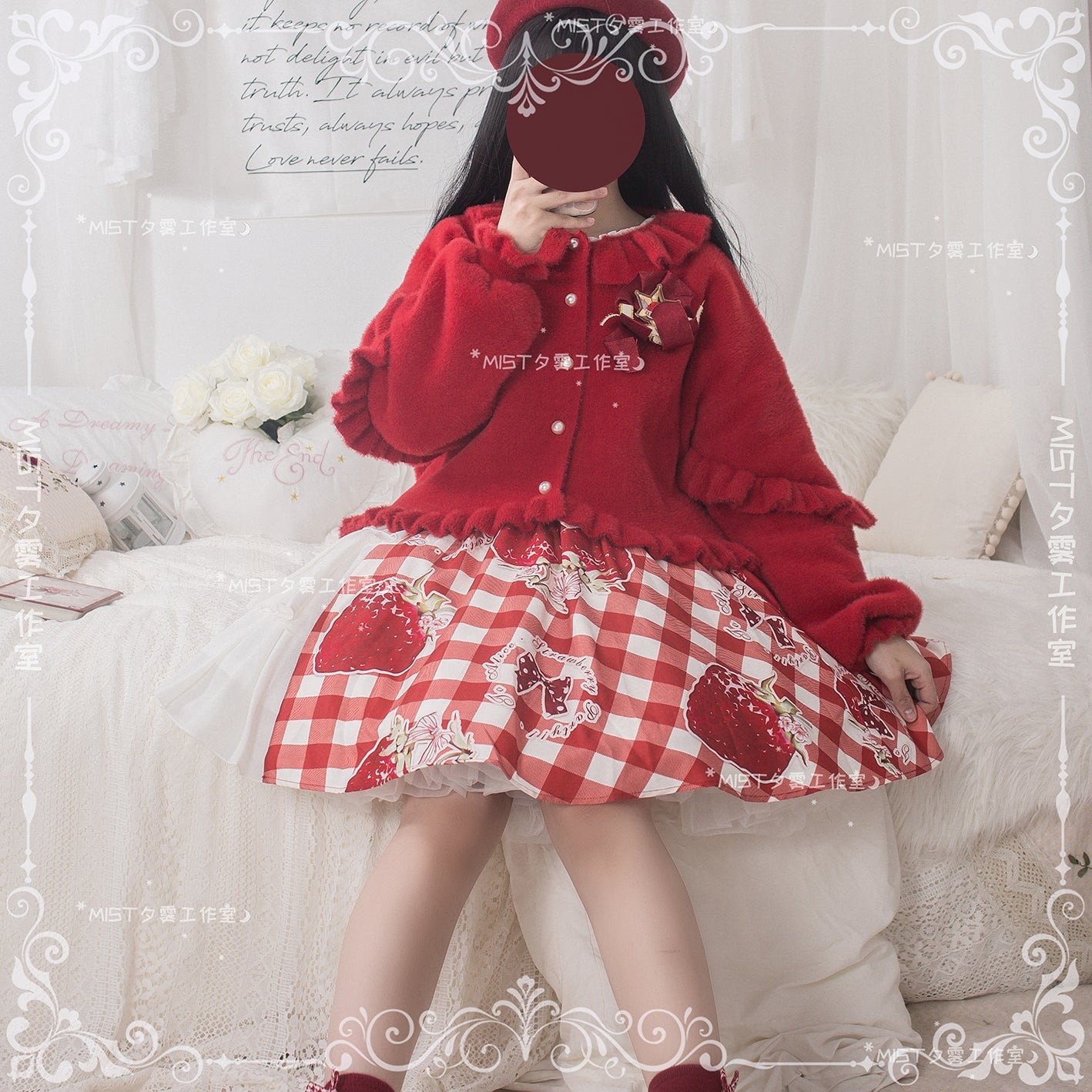 Small Ointment - Sweet Lolita Puff-Sleeve Sweater Coat - image 42