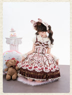 Cookie Treasure Box - Sweet Lolita Dessert Printed JSK Dress with Ribbon Bows - image 7