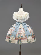 Antique Gem Fragrance Lolita Green JSK Dress Set - image 3