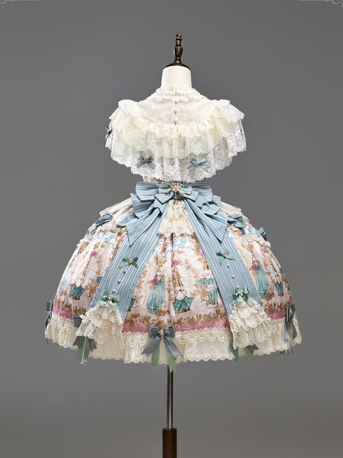 Antique Gem Fragrance Lolita Green JSK Dress Set - image 3