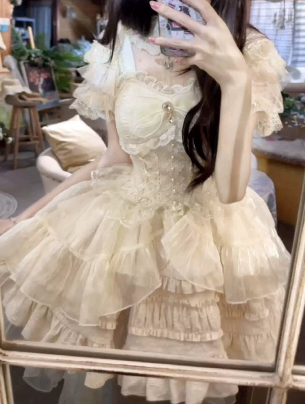 Rose Tale Sweet Lolita Summer Suspender JSK Dress and Accessories - image 6