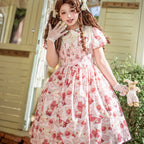 Kawaii Lolita OP Dress, Strawberry Print - image 15