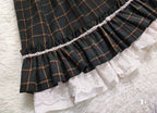 Rose - Elegant Lolita Fishbone Grid Skirt Customized - image 103